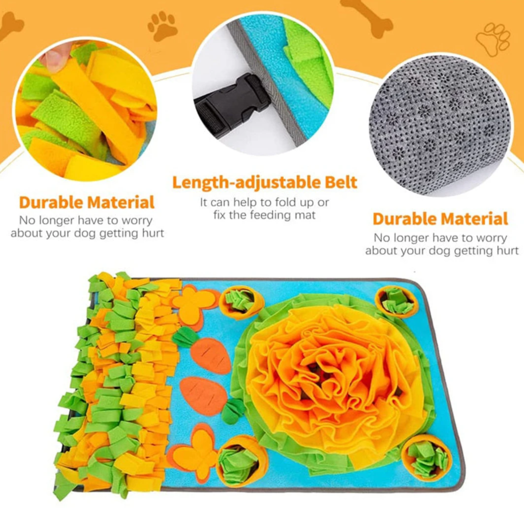 Snuffle Mat/Slow Feeder for Pets